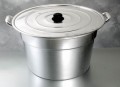 Light Weight Aluminum Outddor Cooking Pot with Cover 56 quart