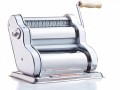 PASTALINDA Classic 200 Pasta Maker Machine 20 cm Wide Rollers  9 Thickness Positions, 2 Cutting Positions Stainless Steel  Includes Reinforced Hand Crank And Two Clamps