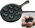 7 Cup Cast Iron Aebleskiver Pan