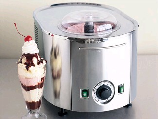 Musso Lussino 4080 - Stainless Steel Ice Cream Maker
