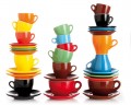 Nuova point color Cappuccino cups made in Italy